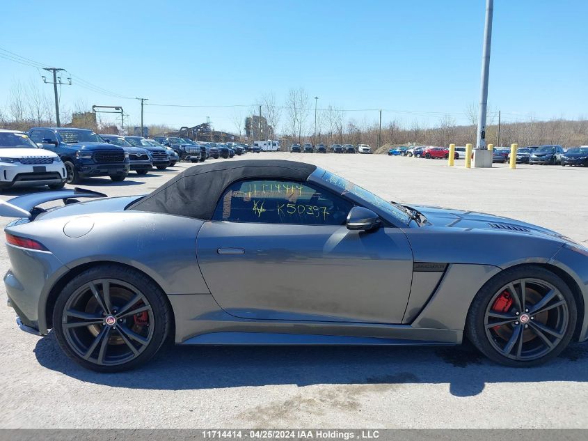 2018 Jaguar F-Type Svr VIN: SAJDZ5FE6JCK50397 Lot: 11714414