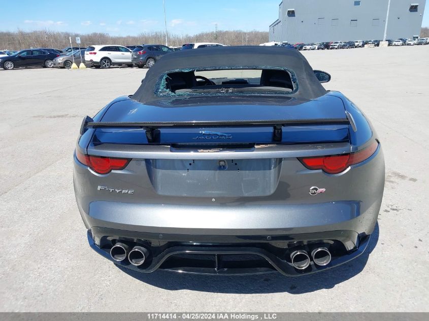 2018 Jaguar F-Type Svr VIN: SAJDZ5FE6JCK50397 Lot: 11714414