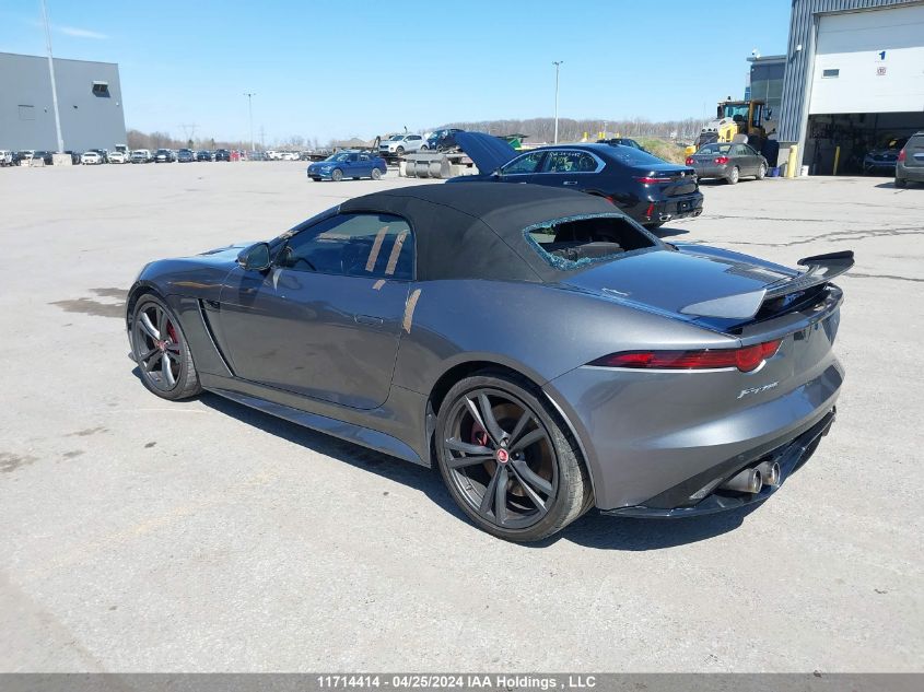 2018 Jaguar F-Type Svr VIN: SAJDZ5FE6JCK50397 Lot: 11714414