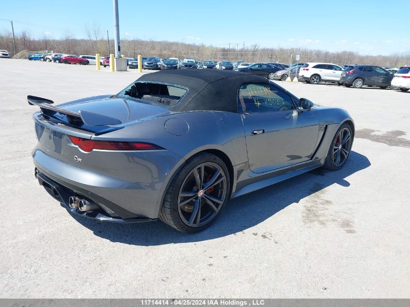 2018 Jaguar F-Type Svr VIN: SAJDZ5FE6JCK50397 Lot: 11714414