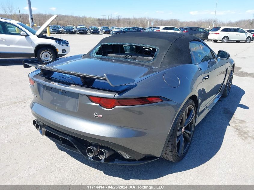 2018 Jaguar F-Type Svr VIN: SAJDZ5FE6JCK50397 Lot: 11714414