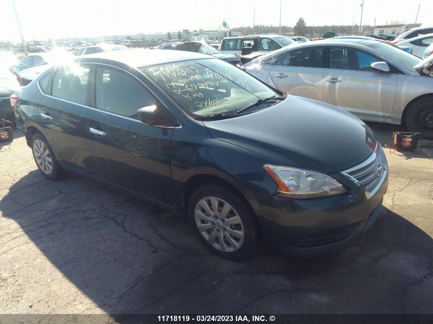 2014 Nissan Sentra VIN: 3N1AB7AP0EL672494 Lot: 11718119