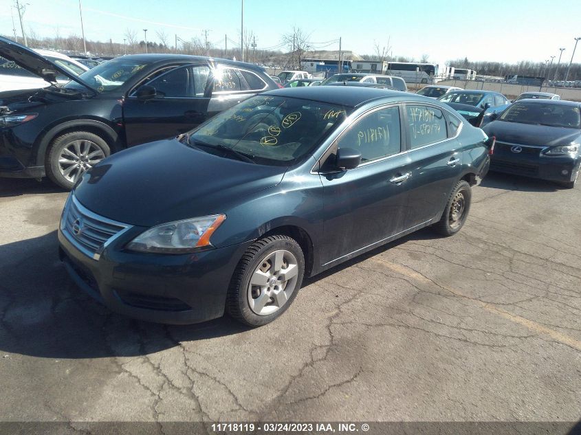 2014 Nissan Sentra VIN: 3N1AB7AP0EL672494 Lot: 11718119