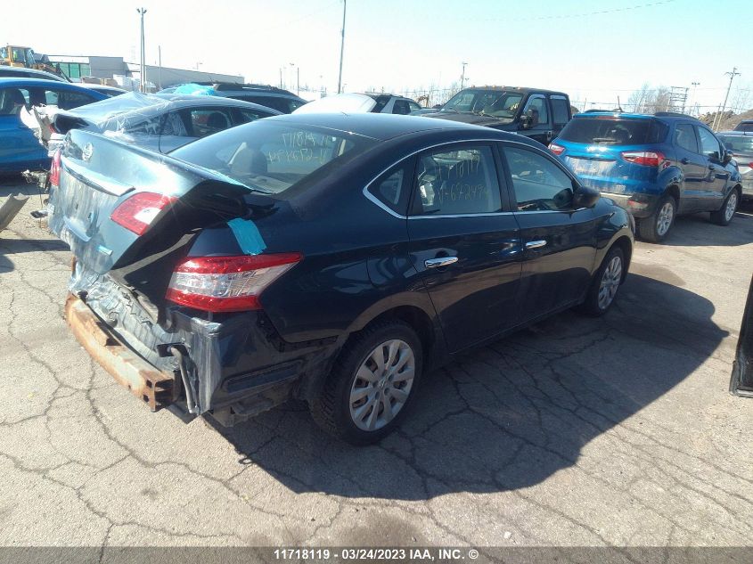 2014 Nissan Sentra VIN: 3N1AB7AP0EL672494 Lot: 11718119