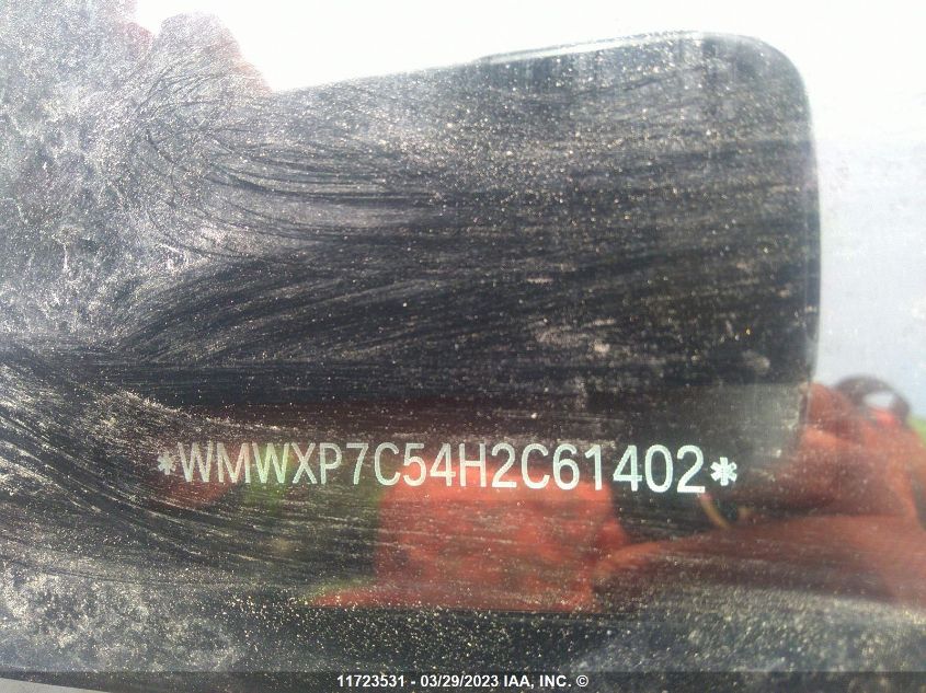 2017 Mini Cooper S VIN: WMWXP7C54H2C61402 Lot: 11723531