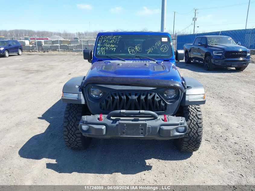 2019 Jeep Wrangler Unlimited Rubicon VIN: 1C4HJXFG7KW609549 Lot: 11724089