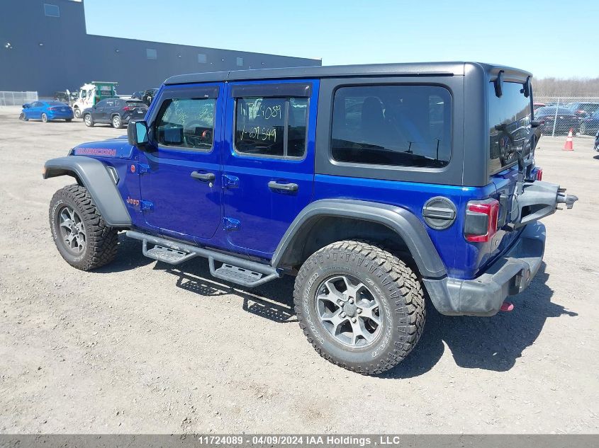 2019 Jeep Wrangler Unlimited Rubicon VIN: 1C4HJXFG7KW609549 Lot: 11724089