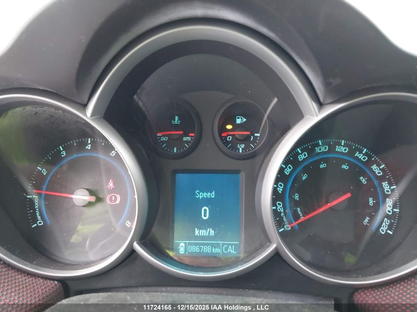 2012 Chevrolet Cruze Lt VIN: 1G1PL5SC9C7122614 Lot: 11724165