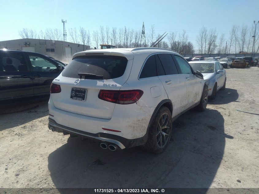 2022 Mercedes-Benz Glc 43 4Matic Amg VIN: W1N0G6EB5NG118643 Lot: 11731525