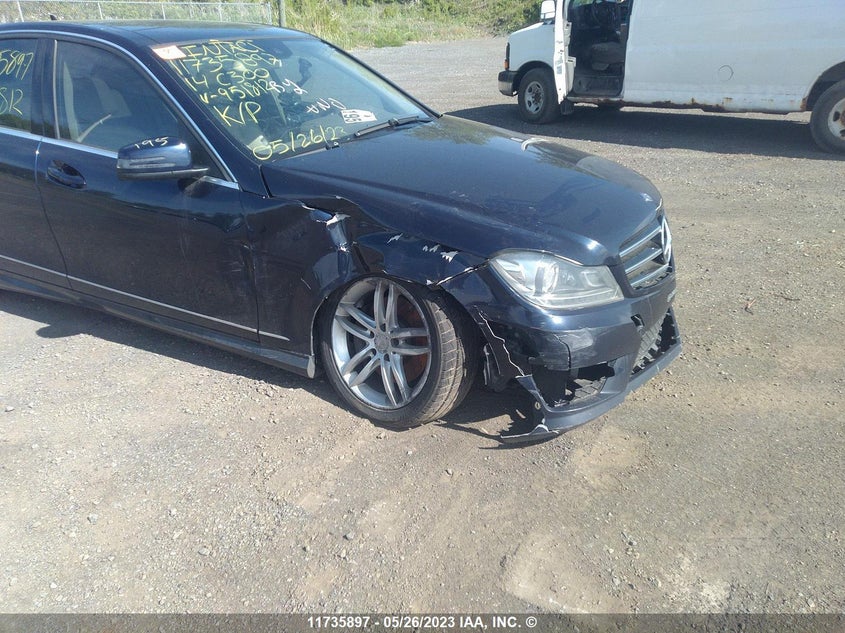 2014 Mercedes-Benz C 300 4Mati VIN: WDDGF8ABXEA951812 Lot: 11735897