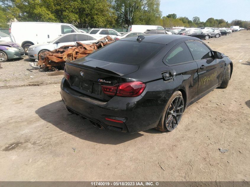 2019 BMW M4 Cs VIN: WBS3S7C53KAC09796 Lot: 11740019