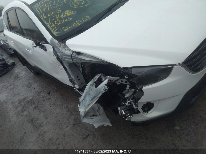 2016 Mazda Cx-5 VIN: JM3KE4DY5G0746480 Lot: 11741337