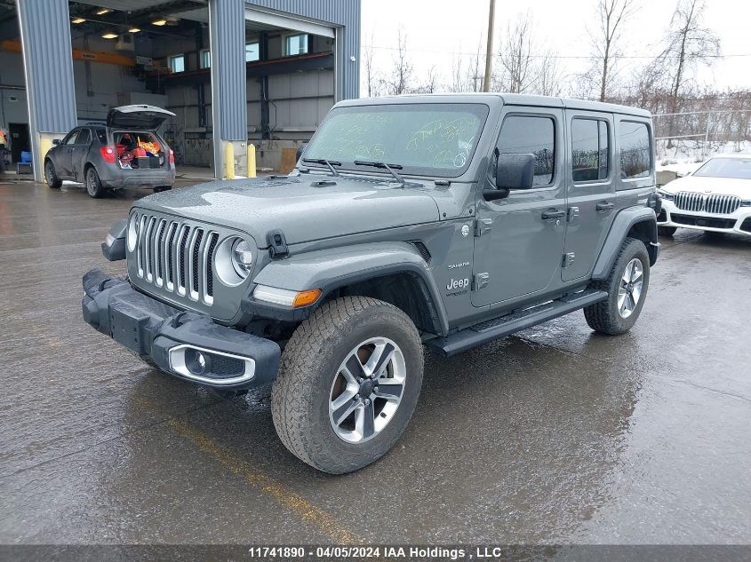 2021 Jeep Wrangler Unlimited Sahara VIN: 1C4HJXEN9MW556811 Lot: 11741890