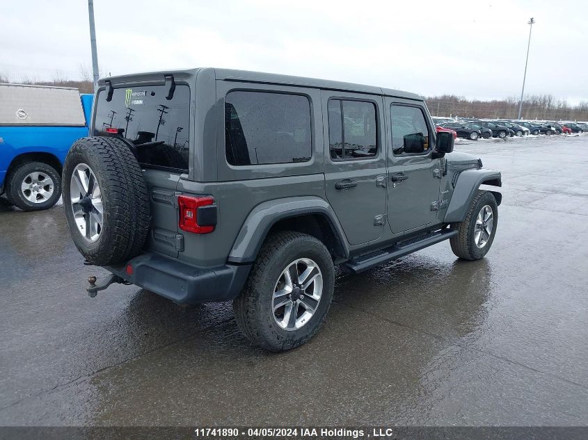 2021 Jeep Wrangler Unlimited Sahara VIN: 1C4HJXEN9MW556811 Lot: 11741890