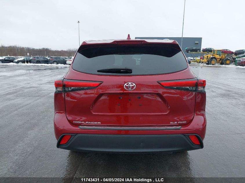 2020 Toyota Highlander Xle VIN: 5TDGZRBH8LS513090 Lot: 11743431