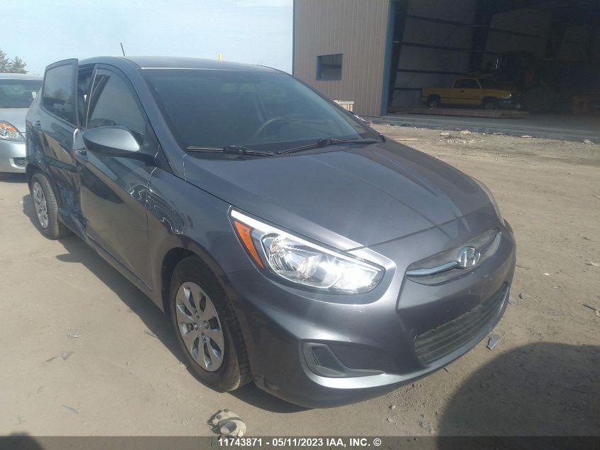 2017 Hyundai Accent Gl VIN: KMHCT5AE3HU346989 Lot: 11743871