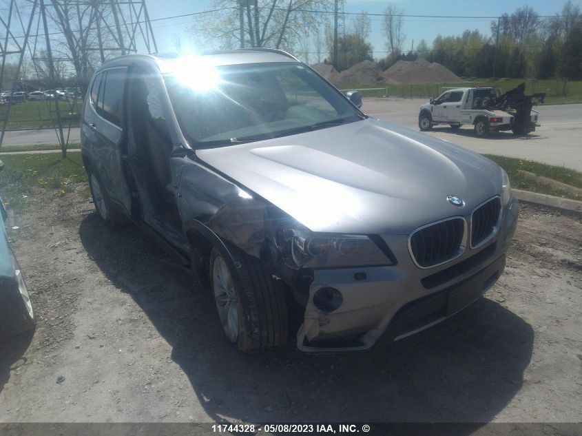 2013 BMW X3 xDrive28I VIN: 5UXWX9C55D0A08748 Lot: 11744328