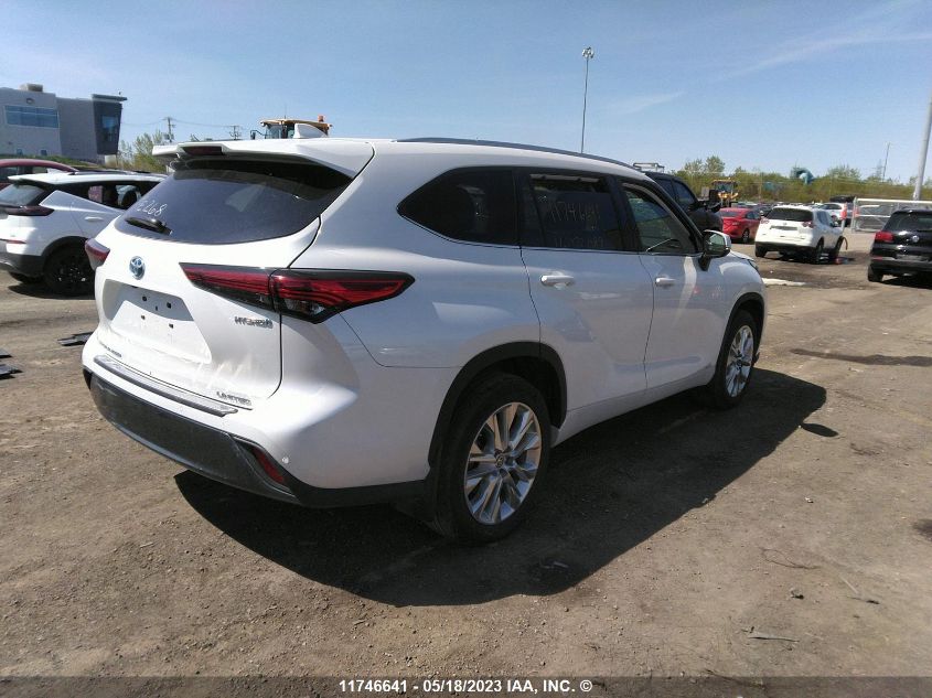 2022 Toyota Highlander Hybrid Limited VIN: 5TDXBRCH0NS072089 Lot: 11746641