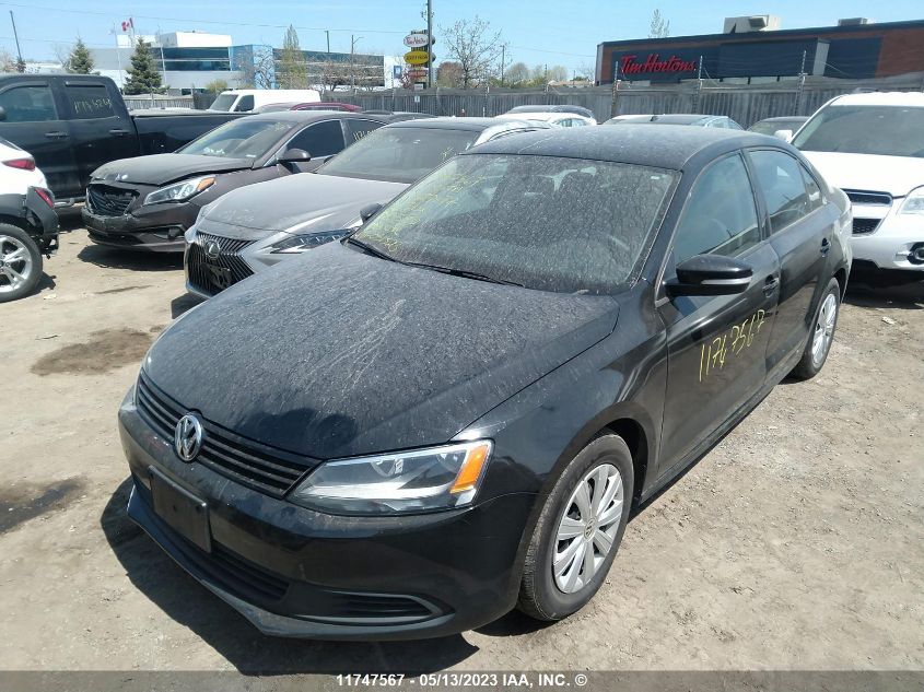 2014 Volkswagen Jetta S VIN: 3VW2K7AJ2EM427877 Lot: 11747567