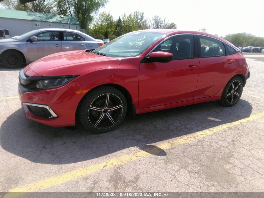 2019 Honda Civic Lx VIN: 2HGFC2F51KH011668 Lot: 11748538