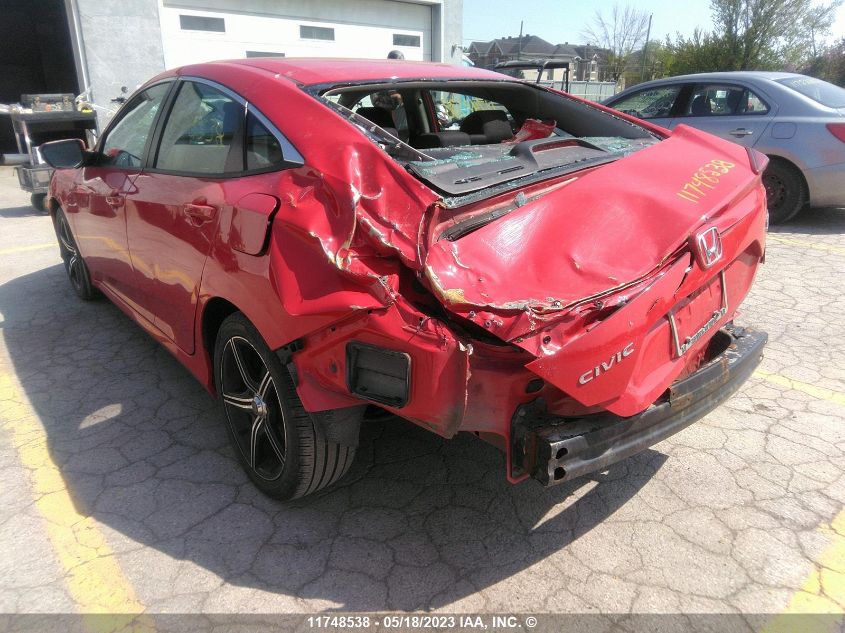 2019 Honda Civic Lx VIN: 2HGFC2F51KH011668 Lot: 11748538