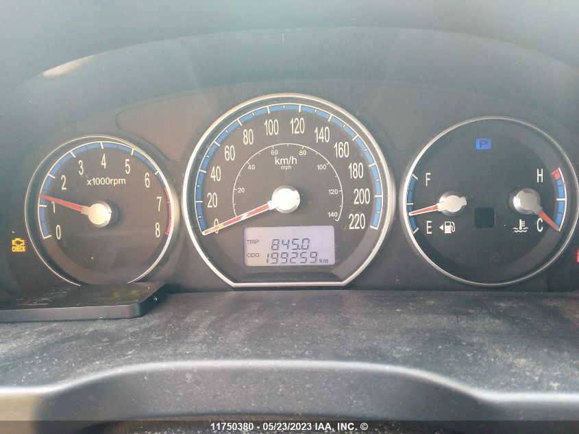 2009 Hyundai Santa Fe Gl/Gls VIN: 5NMSG73E29H301256 Lot: 11750380