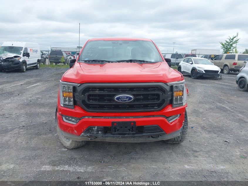 2022 Ford F150 Supercrew VIN: 1FTFW1E55NKD89748 Lot: 11753000