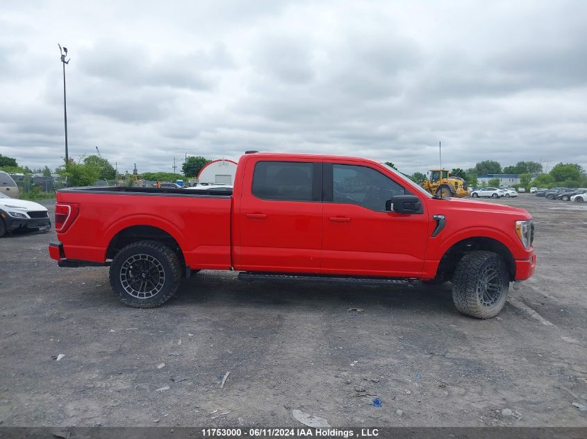 2022 Ford F150 Supercrew VIN: 1FTFW1E55NKD89748 Lot: 11753000