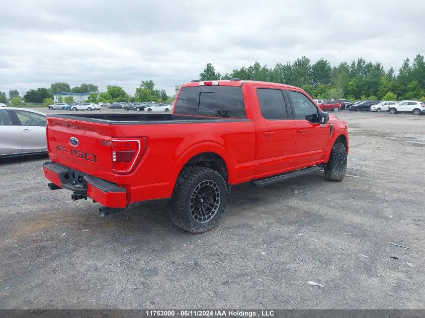 2022 Ford F150 Supercrew VIN: 1FTFW1E55NKD89748 Lot: 11753000