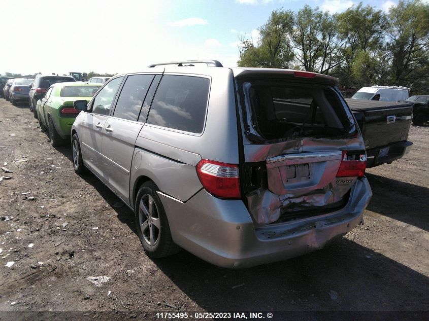 2005 Honda Odyssey Touring VIN: 5FNRL38855B029710 Lot: 11755495