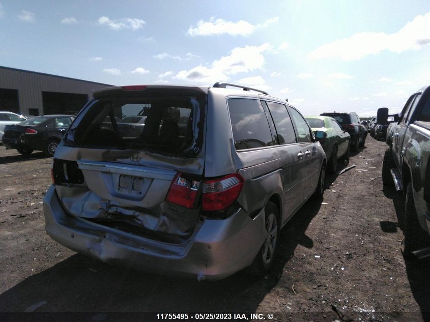 2005 Honda Odyssey Touring VIN: 5FNRL38855B029710 Lot: 11755495