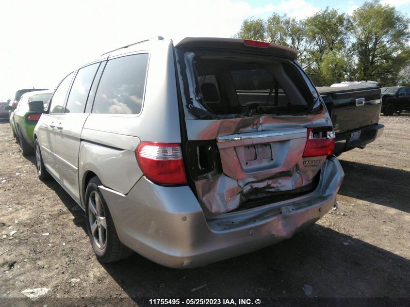 2005 Honda Odyssey Touring VIN: 5FNRL38855B029710 Lot: 11755495