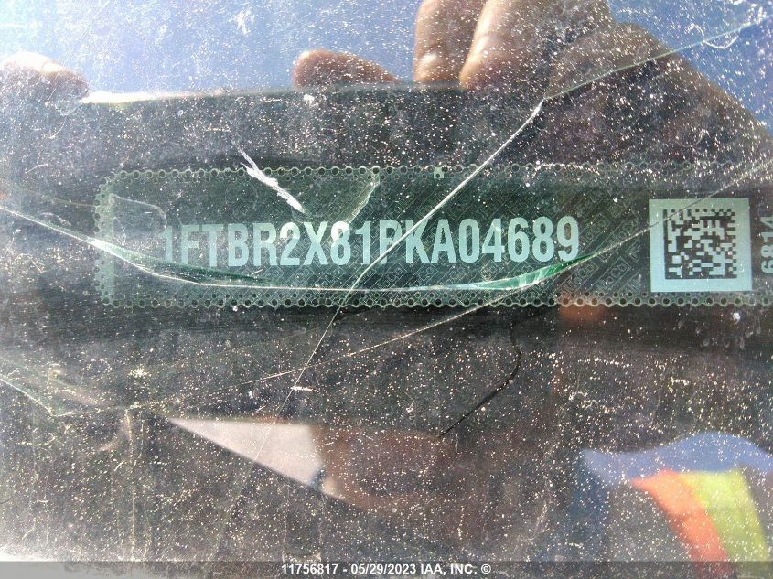 2023 Ford Transit T-250 VIN: 1FTBR2X81PKA04689 Lot: 11756817