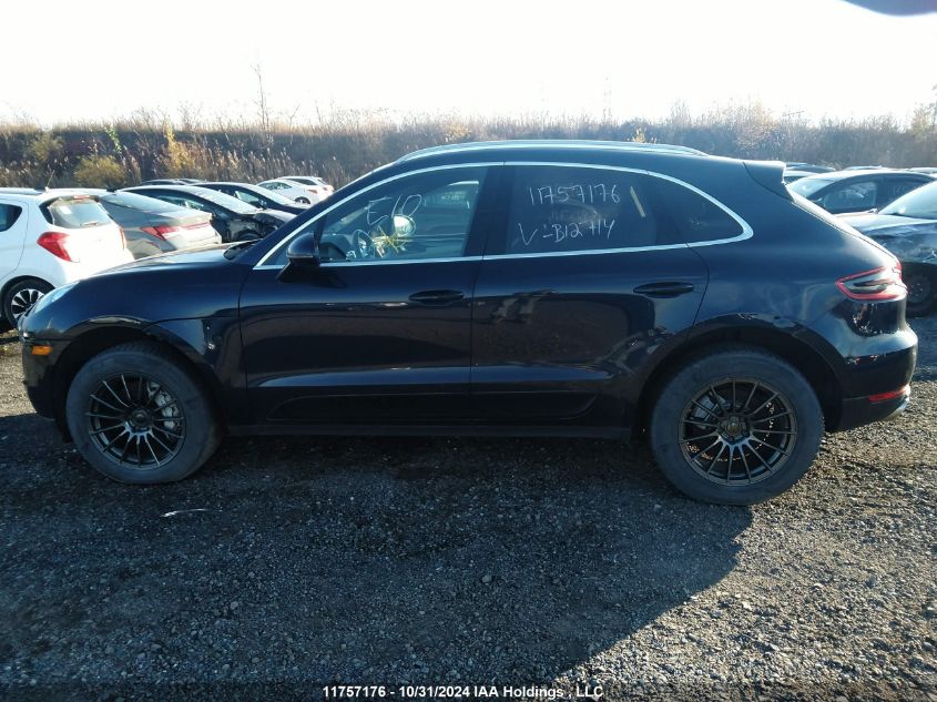 2017 Porsche Macan S VIN: WP1AB2A59HLB12714 Lot: 11757176