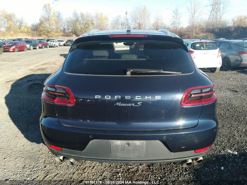 2017 Porsche Macan S VIN: WP1AB2A59HLB12714 Lot: 11757176