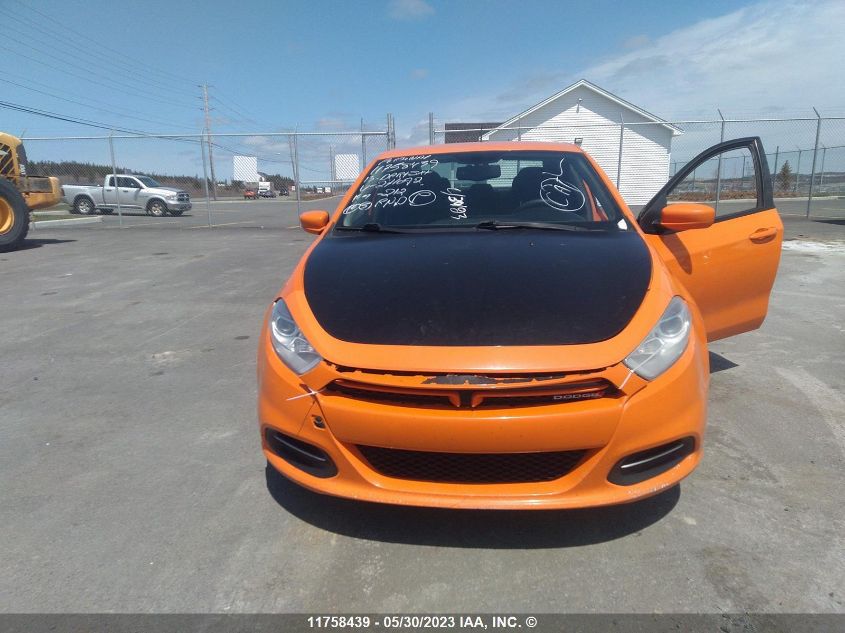 2013 Dodge Dart Sxt VIN: 1C3CDFBA6DD271092 Lot: 11758439