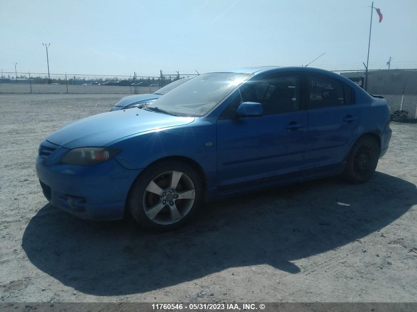 2005 Mazda 3 S VIN: JM1BK123251314590 Lot: 11760546