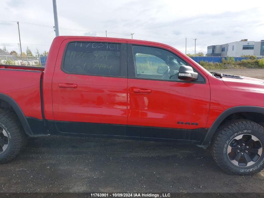 2022 Ram 1500 Rebel VIN: 1C6SRFLT8NN437494 Lot: 11763901