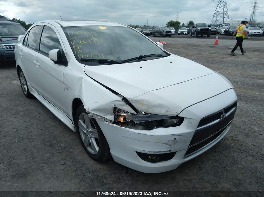 2013 Mitsubishi Lancer Es/Es Sport VIN: JA32U2FU6DU607908 Lot: 11768524