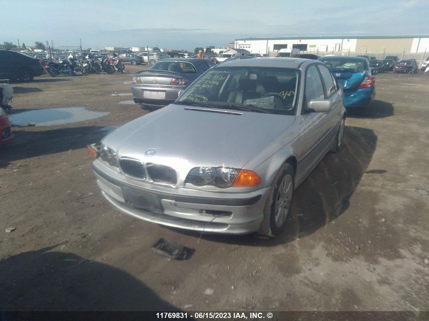 2000 BMW 323 I VIN: WBAAM3340YFP81066 Lot: 11769831