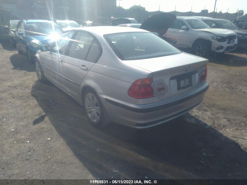 2000 BMW 323 I VIN: WBAAM3340YFP81066 Lot: 11769831