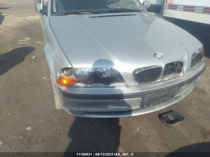 2000 BMW 323 I VIN: WBAAM3340YFP81066 Lot: 11769831