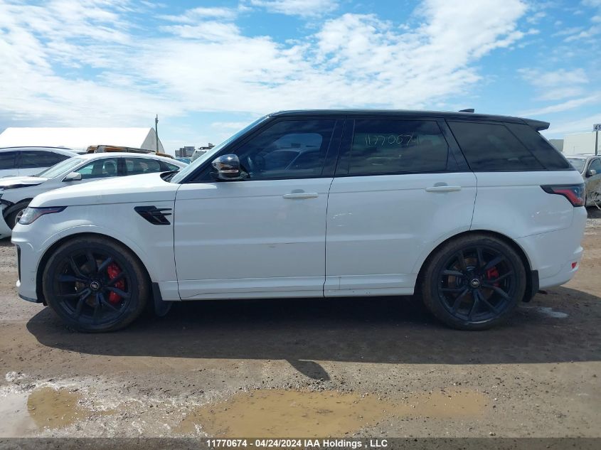 2018 Land Rover Range Rover Sport Svr VIN: SALWZ2SE1JA804204 Lot: 11770674