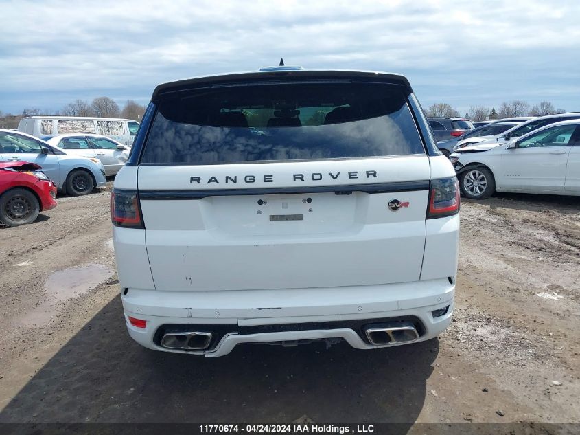 2018 Land Rover Range Rover Sport Svr VIN: SALWZ2SE1JA804204 Lot: 11770674