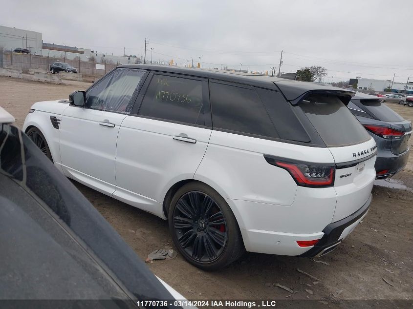 2019 Land Rover Range Rover Sport Hse Dynamic VIN: SALWV2SV5KA849708 Lot: 11770736