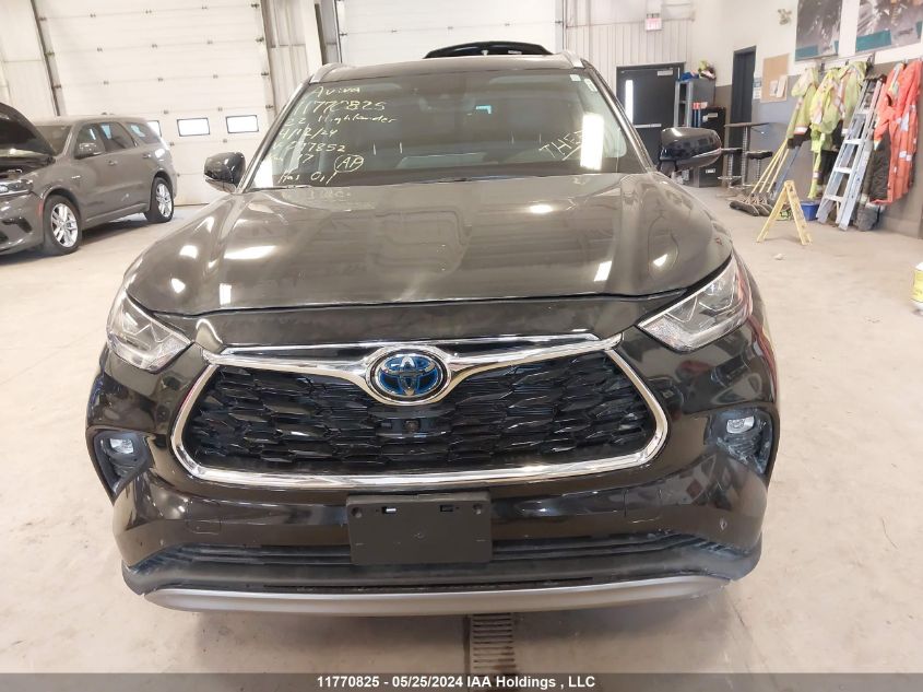 2022 Toyota Highlander Hybrid Platinum VIN: 5TDEBRCH3NS097852 Lot: 11770825