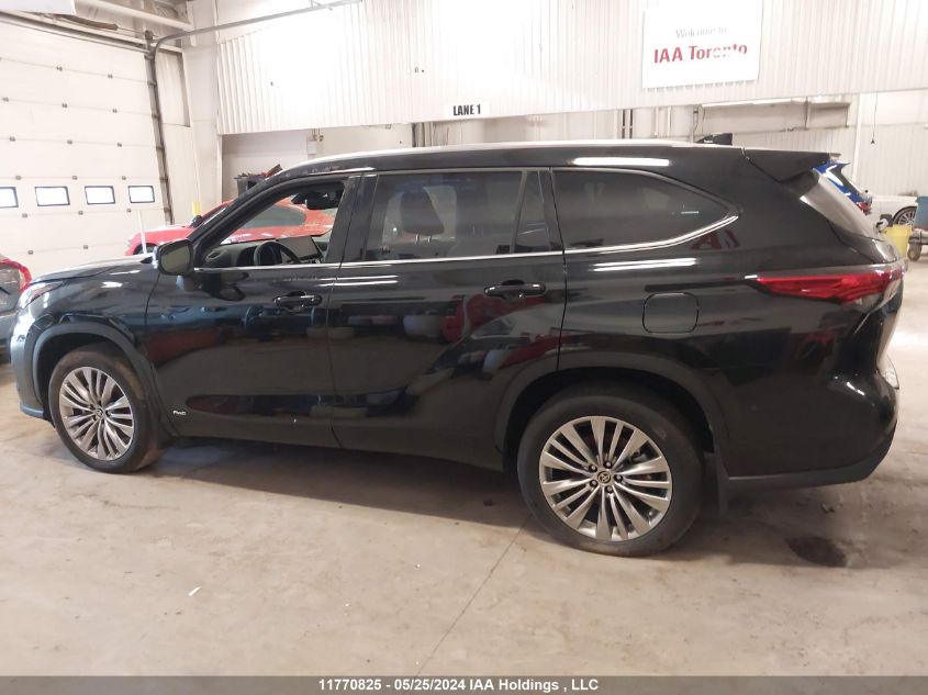 2022 Toyota Highlander Hybrid Platinum VIN: 5TDEBRCH3NS097852 Lot: 11770825