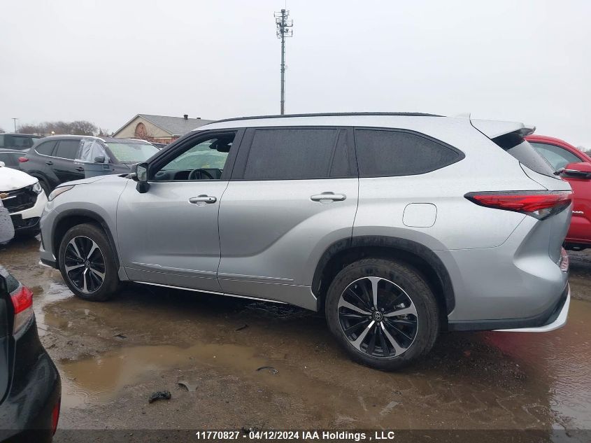 2022 Toyota Highlander Xse VIN: 5TDLZRBH9NS221370 Lot: 11770827