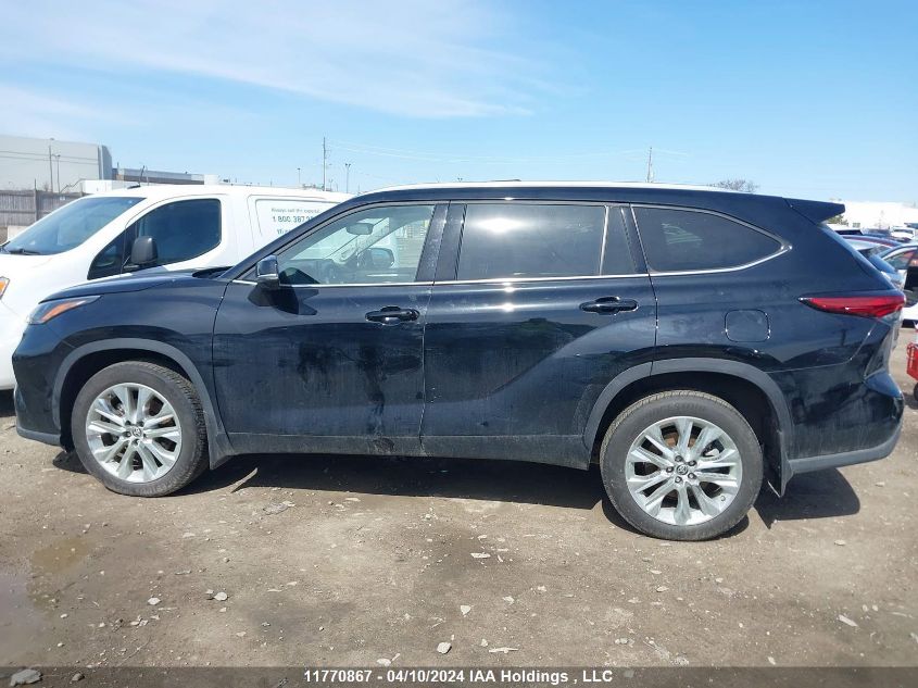 2022 Toyota Highlander Limited/Platinum VIN: 5TDDZRBH1NS227314 Lot: 11770867
