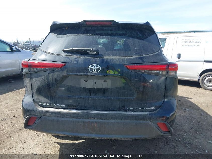 2022 Toyota Highlander Limited/Platinum VIN: 5TDDZRBH1NS227314 Lot: 11770867